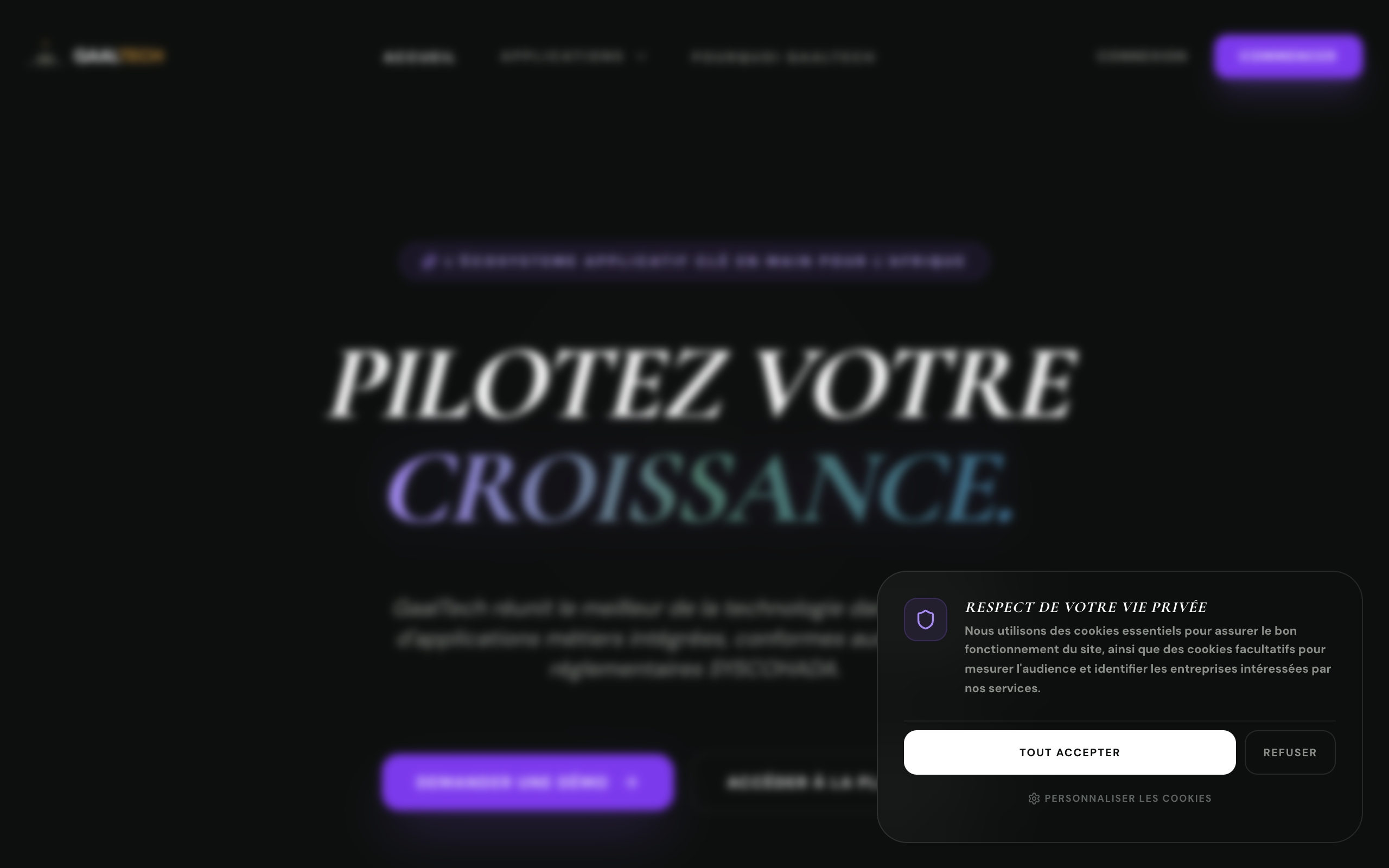 Gaaltech — Suite App Métier